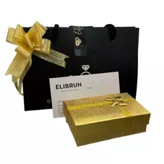 Conjunto Colibrí piedra blanca - Elibrun joyería