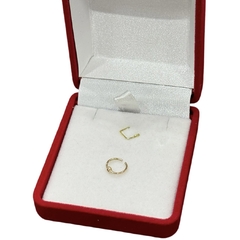 Piercing Argolla con piedra 8,5mm - comprar online