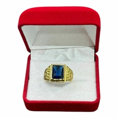 Sello piedra azul corona 6,9grs - comprar online