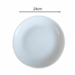 Vajilla 18 Pzas Playo Hondo Postre Bowls P/4 Vidrio Templado - tienda online