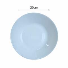 Vajilla 18 Pzas Playo Hondo Postre Bowls P/4 Vidrio Templado - Kiluga