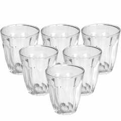 SET X 6 VASOS CAFE/SODA VIDRIO 100 CC