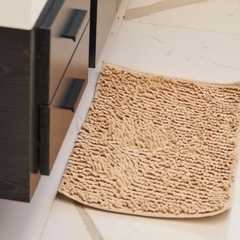 Alfombra de Baño moderna y suave Beige 40x60 cm - comprar online