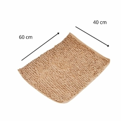 Alfombra de Baño moderna y suave Beige 40x60 cm en internet