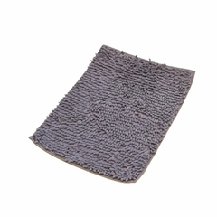 Alfombra de Baño moderna y suave gris 40x60 cm