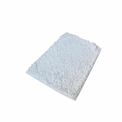 Alfombra de Baño moderna y suave blanco 40x60 cm