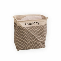 Cesto Canasto Ropa lavadero/baño tela Deco 38x26x40