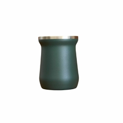 Mate termico acero inoxidable 260ml color verde oscuro - comprar online