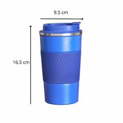 Vaso termico acero inoxidable café frio calor 510ml azul en internet