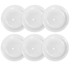 Gastronomica - Platos Playos x 6 - 25 cm