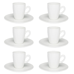 Gastronomica - Set x6 Tazas de Cafe 75 CC Oxford