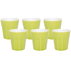 Set x6 Vaso Cafe 90 CC Verde Oxford - comprar online