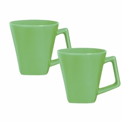MINI QUARTIER - SET X 2 JARROS MUG 220 CC VERDE OXFORD