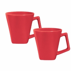 MINI QUARTIER - SET X 2 JARROS MUG 220 CC ROJO OXFORD