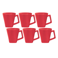 SET X6 JARROS ROJOS - MINI QUARTIER OXFORD