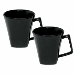 MINI QUARTIER - SET X 2 JARROS MUG 220 CC NEGROS OXFORD