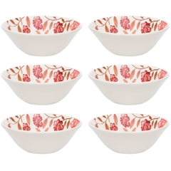 Vermelho - Set x 6 Tazas Te c/Plato 200 cc Oxford - tienda online