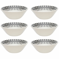 FOLK - SET X 6 BOWLS 500 ML OXFORD