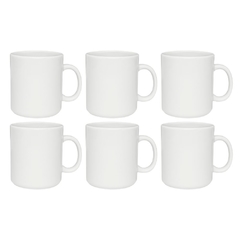 RECTO - SET X6 JARROS 270 CC BLANCO