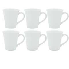 CONICO TULIPA - SET X6 JARROS 330 CC BLANCO