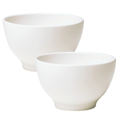 Set x2 Bowl Blanco 14.5 CM / 600 CC