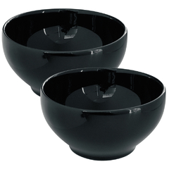 Set x2 Bowl Negro 14.5 CM / 600 CC