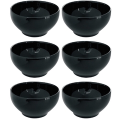 Set x6 Bowls Negros 600 CC