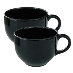 Set x2 Tazones Negros 740 CC