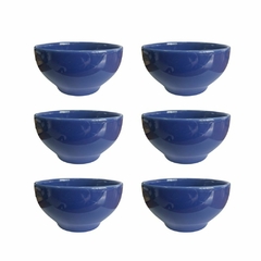 Set x6 Bowls Azul 600 CC