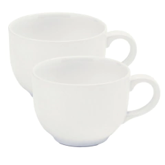 Set x2 Tazones Blancos 740 CC