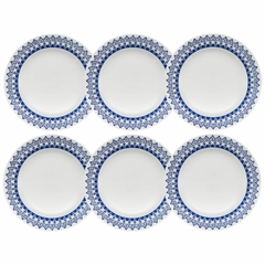GRECIA - SET X 6 PLATOS PLAYOS 24 CM OXFORD