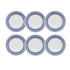 GRECIA - SET X 6 PLATOS POSTRE 18 CM OXFORD