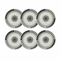FOLK - SET X 6 PLATOS POSTRE 18 CM OXFORD