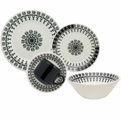 FOLK - JUEGO DE VAJILLA X 12 PIEZAS OXFORD - tienda online