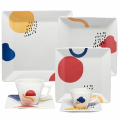 QUARTIER DESSAU - JUEGO DE VAJILLA X 42 PIEZAS OXFORD