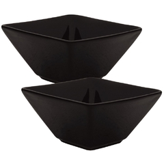 CUADRADO NEGRO - BOWL QUARTIER X 2 - 14.5 CM/600 CC