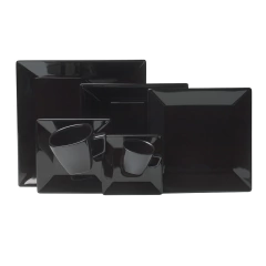 Cuadrado Negro - Set x6 Bowls Negro - Kiluga