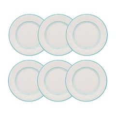 Serena Sky - Set x6 Platos Postre 20 CM Oxford
