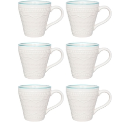 Serena Sky - Set x 6 Jarros Mug 360 cc Oxford