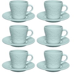SERENA ESSENCE - TAZAS DE TE CON PLATO X 6 220 CC