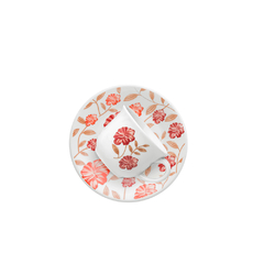Vermelho - Set x 6 Tazas Te c/Plato 200 cc Oxford - Kiluga