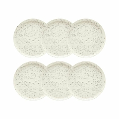 CHUVISCO - SET X 6 PLATOS PARA POSTRE 20 CM OXFORD