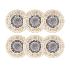 UNNI PUZZLING - PLATOS POSTRE X 6 - 19 CM