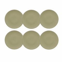 UNNI OLIVA - SET X 6 PLATOS POSTRE 19 CM OXFORD