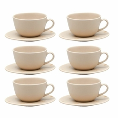 Afecto - Set x6 Platos Tazas de Te 200ml