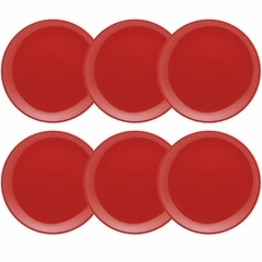 UNNI RED - SET X 6 PLATOS PLAYOS 26 CM OXFORD