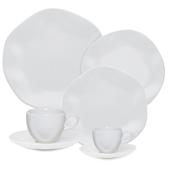 RYO BLANCO - SET X6 PLATOS POSTRE 21.5 CM PORCELANA OXFORD en internet