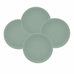 SET X4 PLATO HONDO DE 22.5 CM MENTA - OXFORD