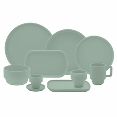 SET X4 PLATO DE ENSALADA/POSTRE 22 CM MENTA OXFORD en internet