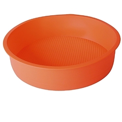 SILICONA - MOLDE TORTERA 24 CM NARANJA
